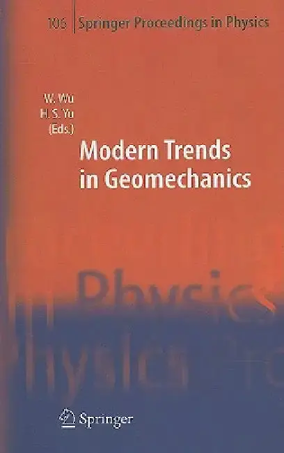 Cover of Modern Trends in Geomechanics