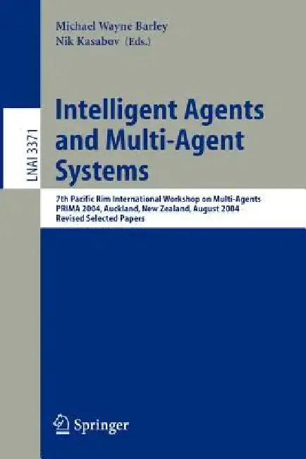Cover of Intelligent Agents and Multi-Agent Systems