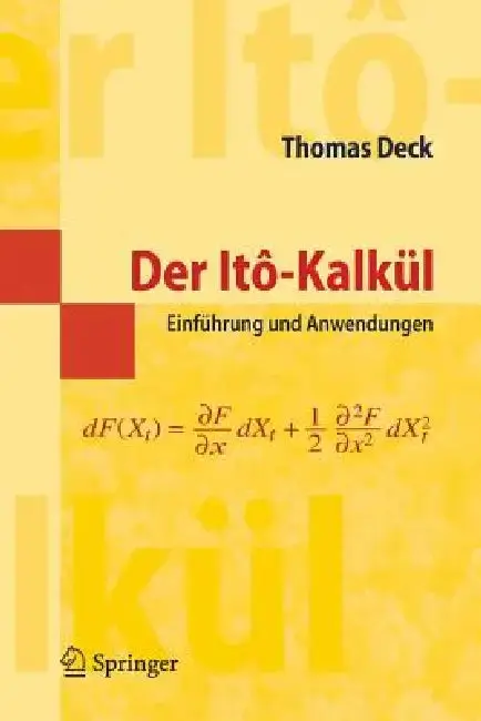 Cover of Der Itô-Kalkül
