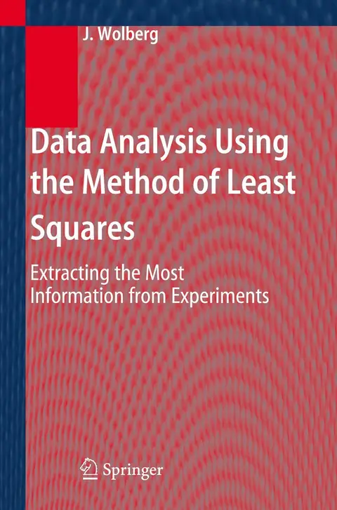 Cover of Data Analysis Using the Method of Least Squares