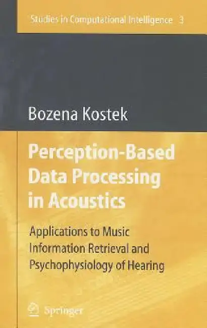Cover of Perception-Based Data Processing in Acoustics