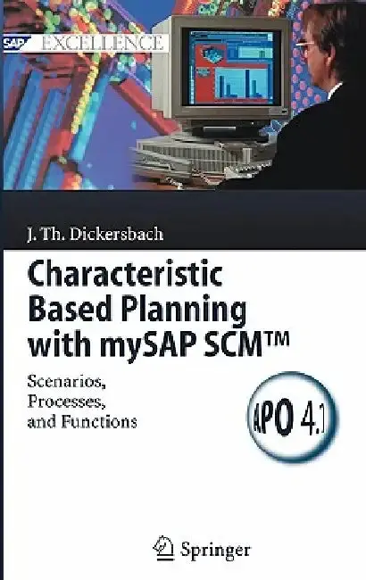 Cover of Characteristic Based Planning with Mysap Scm(tm)