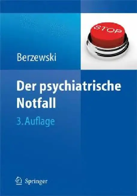 Cover of Der Psychiatrische Notfall