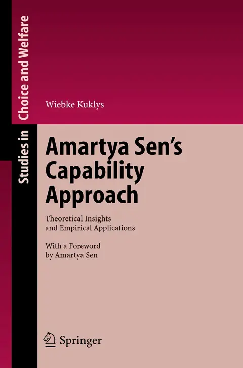 Cover of Amartya Sen's Capability Approach