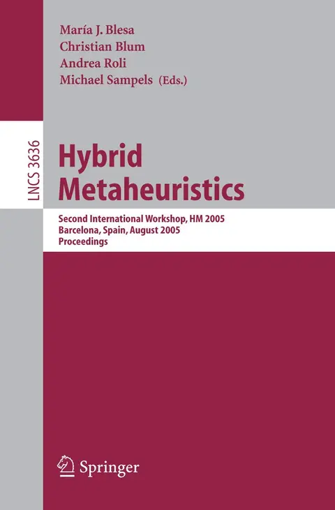 Cover of Hybrid Metaheuristics