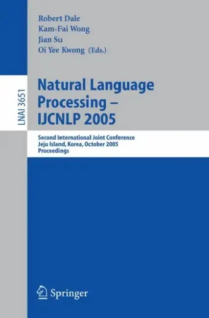 Cover of Natural Language Processing - Ijcnlp 2005