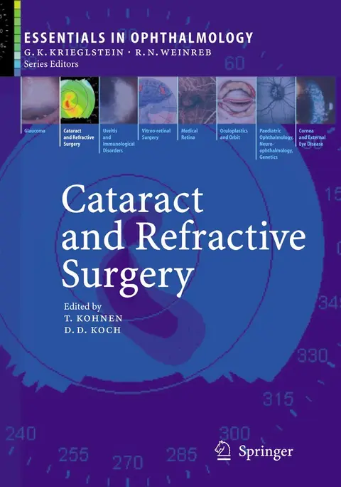 Cover of Cataract and Refractive Surgery