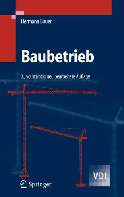 Cover of Baubetrieb