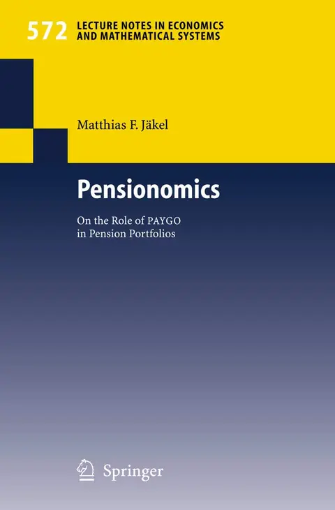Cover of Pensionomics
