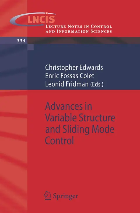 Cover of Advances in Variable Structure and Sliding Mode Control