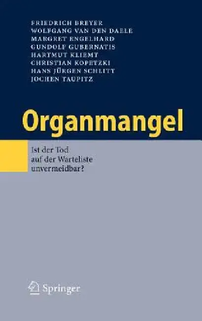 Cover of Organmangel