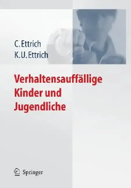 Cover of Verhaltensauffällige Kinder Und Jugendliche