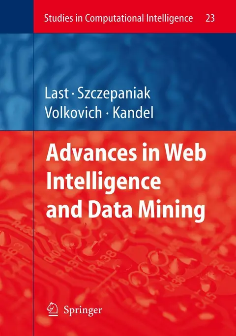 Cover of Advances in Web Intelligence and Data Mining