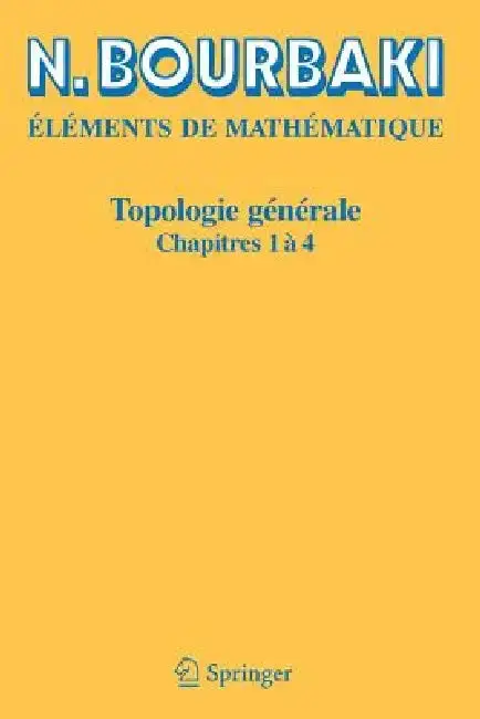Cover of Topologie Générale