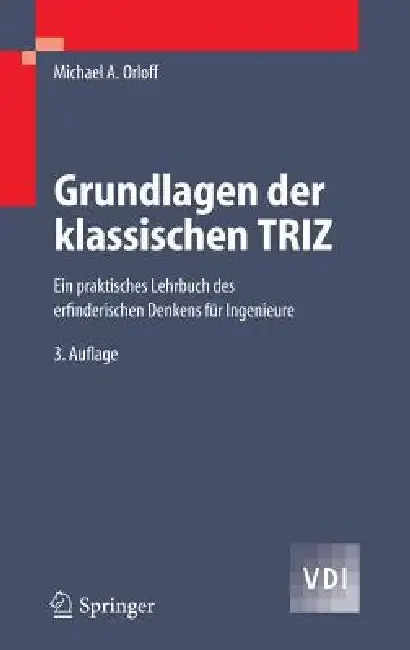 Cover of Grundlagen Der Klassischen Triz