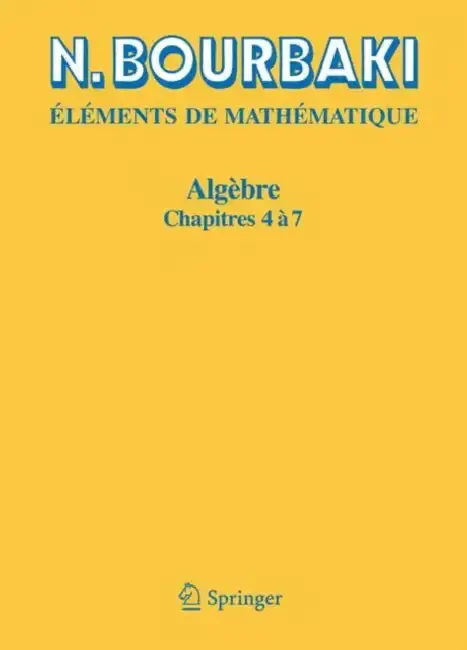 Cover of Algèbre