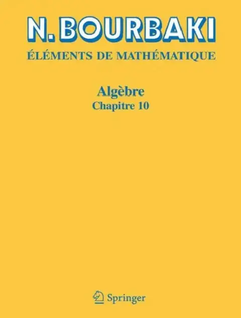 Cover of Algèbre