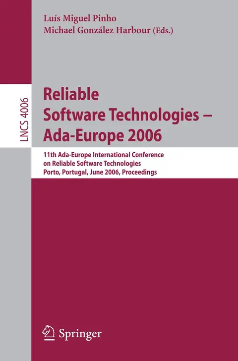 Cover of Reliable Software Technologies -- Ada-Europe 2006