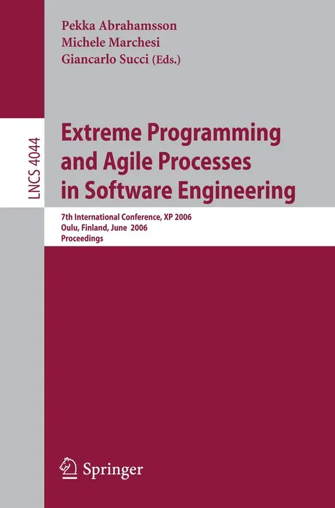 Cover of Extreme Programming and Agile Processes in Software Engineering