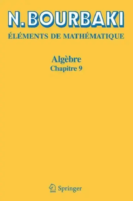 Cover of Algèbre