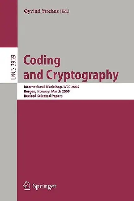 Cover of Coding and Cryptography