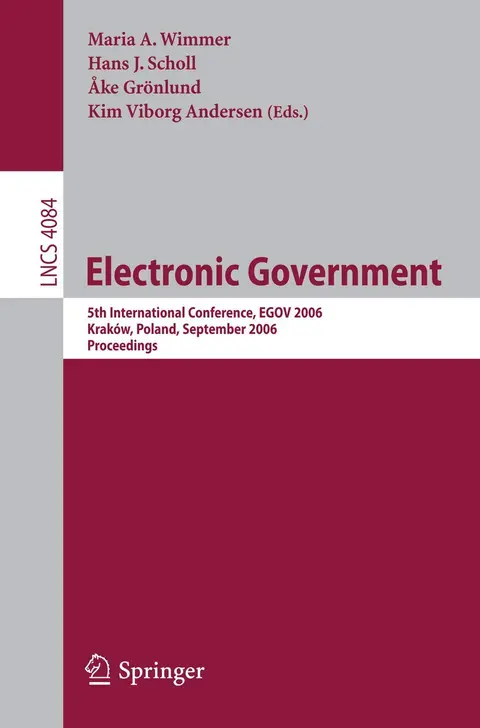 Cover of Electronic Government