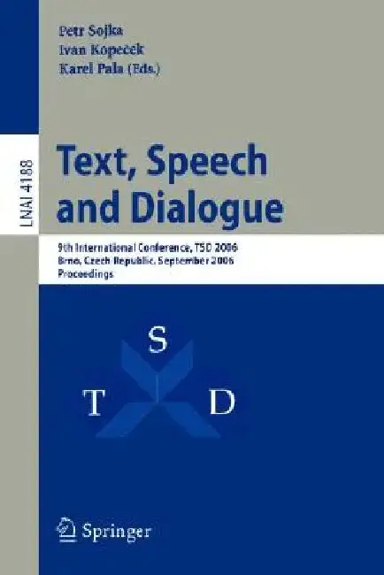 Cover of Text, Speech and Dialogue