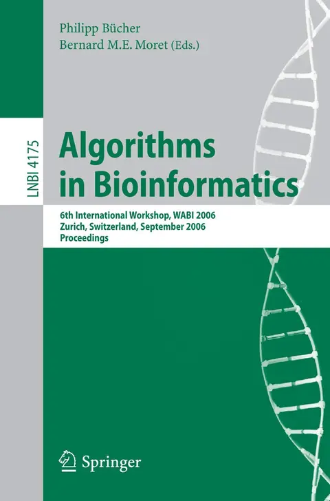 Cover of Algorithms in Bioinformatics