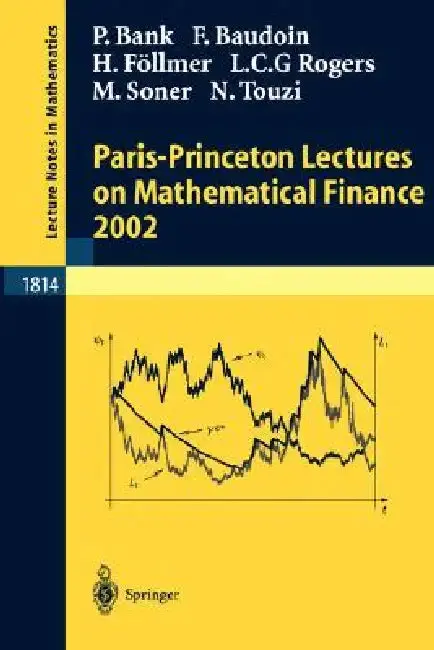 Cover of Paris-Princeton Lectures on Mathematical Finance