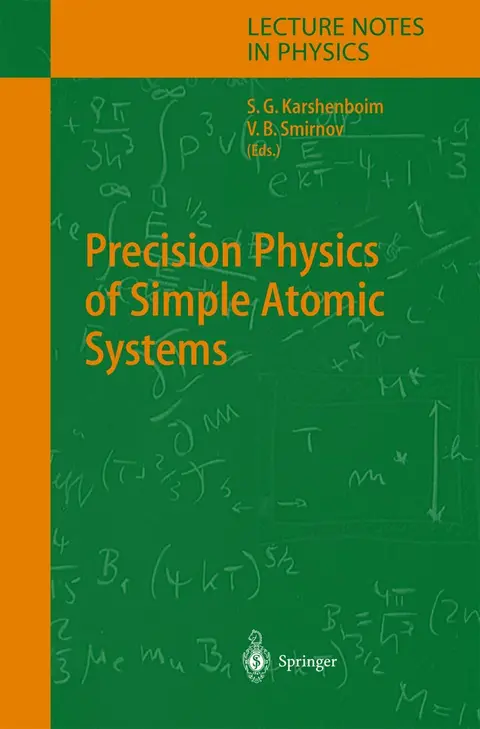 Cover of Precision Physics of Simple Atomic Systems