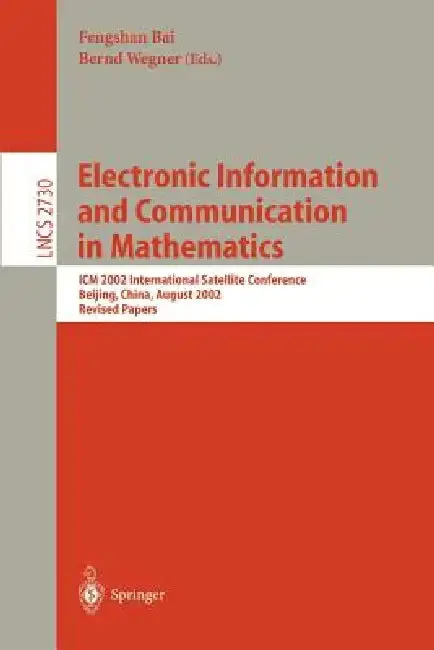 Cover of Electronic Information and Communication in Mathematics