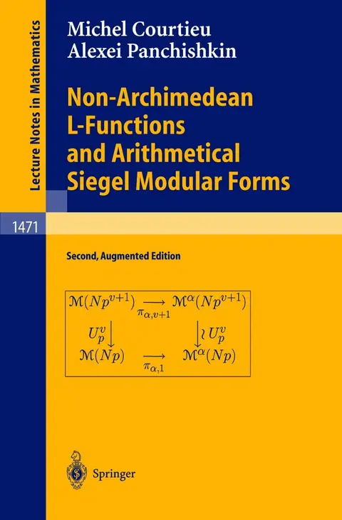 Cover of Non-Archimedean L-Functions and Arithmetical Siegel Modular Forms
