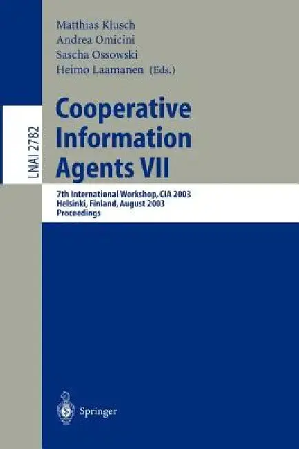 Cover of Cooperative Information Agents VII