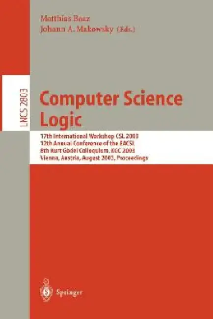 Cover of Computer Science Logic