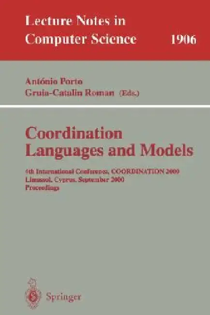 Cover of Coordination Languages and Models