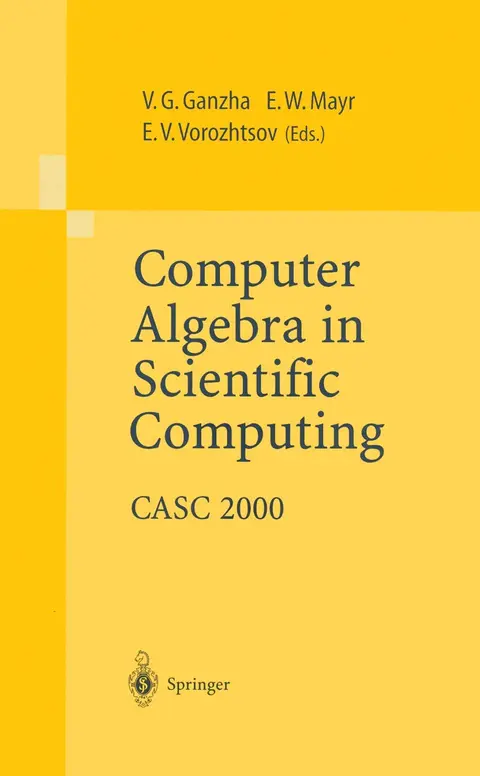 Cover of Computer Algebra in Scientific Computing