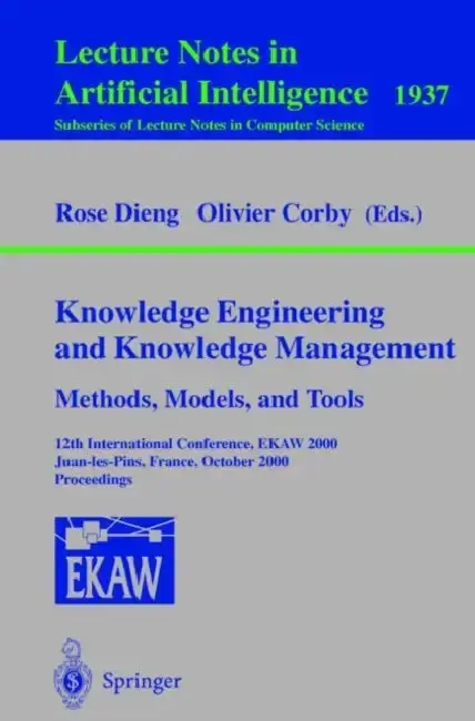 Cover of Knowledge Engineering and Knowledge Management. Methods, Models, and Tools