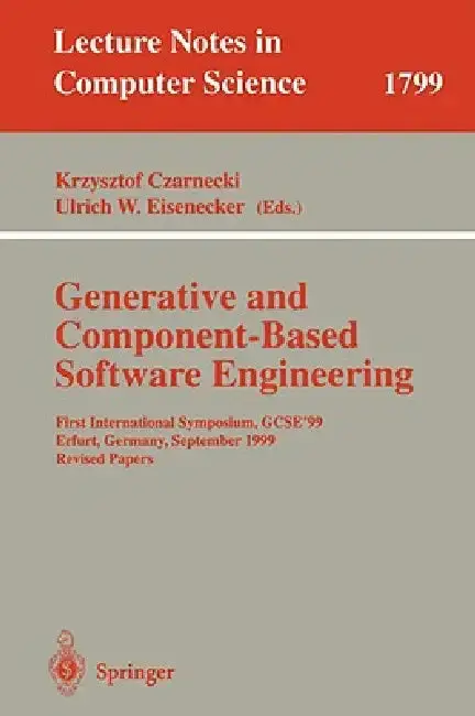 Cover of Generative and Component-Based Software Engineering