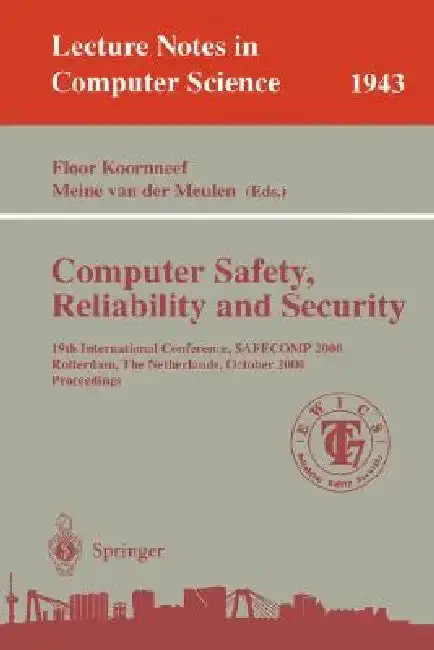 Cover of Computer Safety, Reliability, and Security