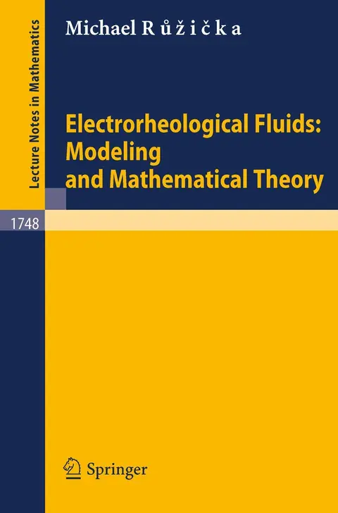 Cover of Electrorheological Fluids