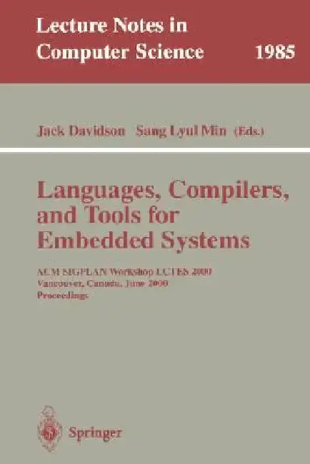 Cover of Languages, Compilers, and Tools for Embedded Systems