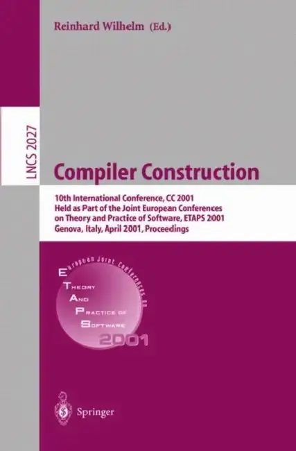 Cover of Compiler Construction