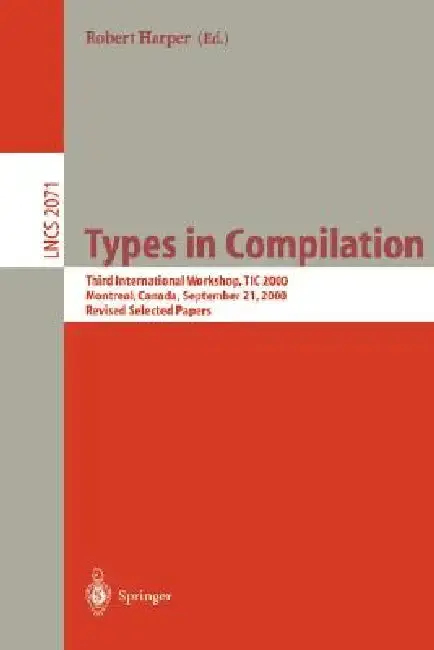 Cover of Types in Compilation