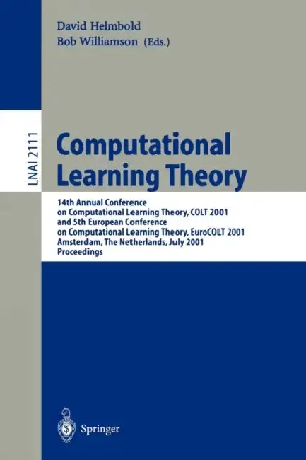 Cover of Computational Learning Theory
