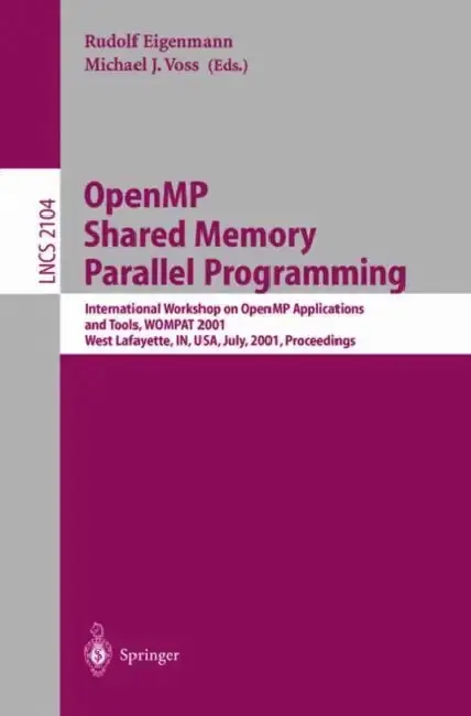 Cover of Openmp Shared Memory Parallel Programming