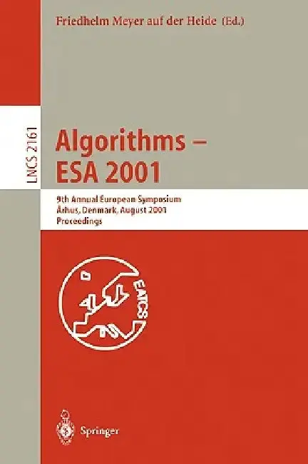 Cover of Algorithms - ESA 2001