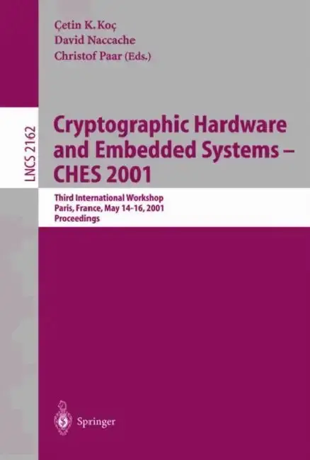 Cover of Cryptographic Hardware and Embedded Systems - Ches 2001