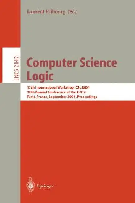 Cover of Computer Science Logic