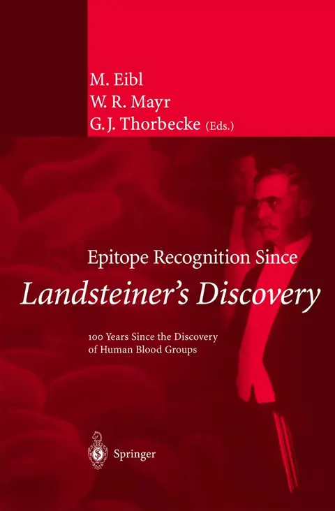Cover of Epitope Recognition Since Landsteiner's Discovery