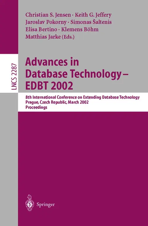 Cover of Advances in Database Technology - EDBT 2002